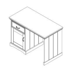 Kidsmill Savigno Bureau Wit -Baby Ruth Winkel savigno bureau tekening 3 fb7a