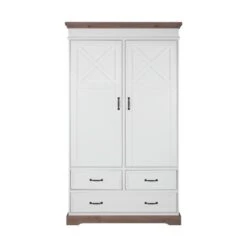 Kinderkamer Savigno Grijs Met Kruis - Bed - Bureau - Kast -Baby Ruth Winkel savigno grijs met kruis kast 7ed4