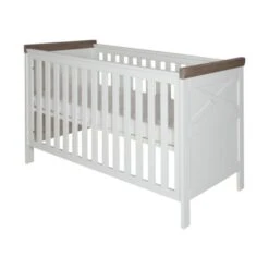 Kidsmill Savigno Babybed 70 X 140 Cm Grijs Met Kruis
