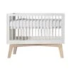 Kidsmill Sixties Babybed Wit Mat / Naturel 60 X 120 Cm 1 Kidsmill Sixties Babybed Wit Mat / Naturel 60 X 120 Cm -Baby Ruth Winkel sixties ledikant wit blank eiken 60 x 120 cm 17ed