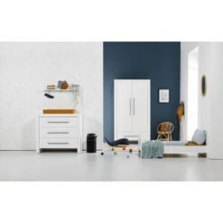 Europe Baby Sylt II Babykamer | Bed 60 X 120 Cm + Commode -Baby Ruth Winkel sylt ii wit sfeer junior 2 c2f7