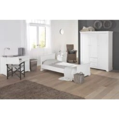 Kidsmill Chateau Kinderkamer Wit | Bed 90 X 200 Cm + Bureau -Baby Ruth Winkel tienerkamer chateau wit groot 6 1 9766