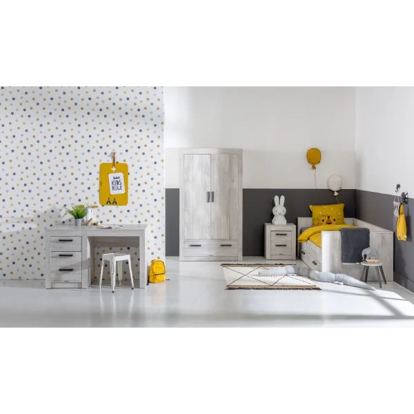 Kinderkamer Sem Nautic Grijs - Bedbank - Bureau 4 Kinderkamer Sem Nautic Grijs - Bedbank - Bureau - Afbeelding 2