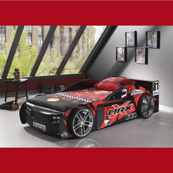 Vipack Autobed MRX Sleepcar Black 90 X 200 Cm - Afbeelding 2