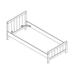 Vipack Erik Bed Wit 90 X 200 Cm -Baby Ruth Winkel vipack erik bed wit 90 x 200 cm tekening d06e