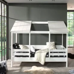 Vipack Housebed Wit / Wit 90 X 200 Cm -Baby Ruth Winkel vipack housebed wit wit 90 x 200 cm sfeer 0b81