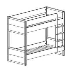 Vipack Lara Stapelbed Wit 90 X 200 Cm 7 Vipack Lara Stapelbed Wit 90 X 200 Cm -Baby Ruth Winkel vipack lara stapelbed wit 90 x 200 cm tekening 24af