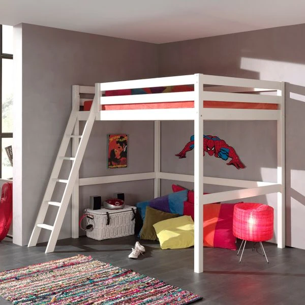 Vipack Pino Hoogslaper Wit 140 X 200 Cm 4 Vipack Pino Hoogslaper Wit 140 X 200 Cm - Afbeelding 2